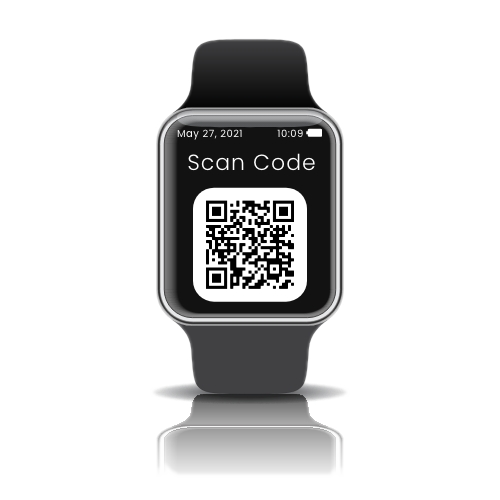 Dark theme scan code screen