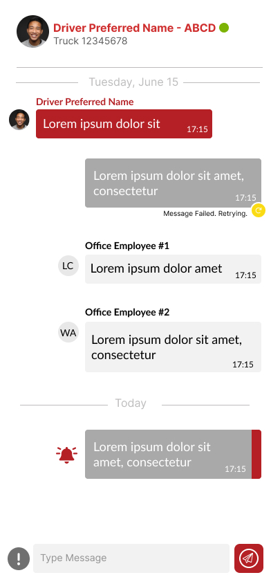 Shared conversation view